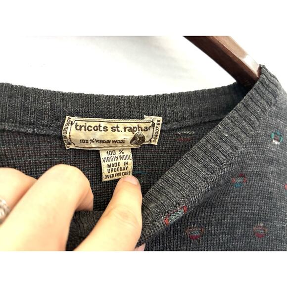 Tricots St. Raphael Vintage “Grandpa” Sweater – Size M - Picture 2 of 13